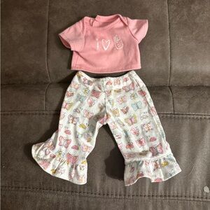 American Girl Doll Bitty Baby Pjs